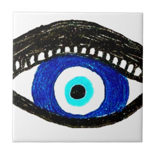 Azulejo De Cerámica Ojo malvado