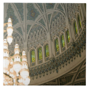 Azulejo De Cerámica Omán, Mascate, mezquita del sultán Qaboos