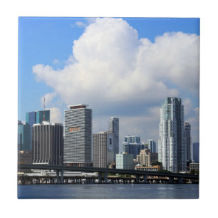 Azulejo De Cerámica Opinión de la costa de Miami