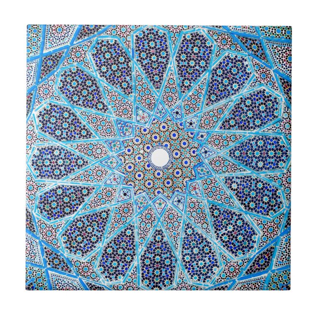 Azulejo De Cerámica Oriente azul (Frente)