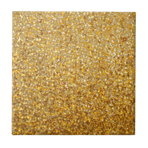 AZULEJO DE CERÁMICA ORO MODERNO FRESCO CON PURPURINA