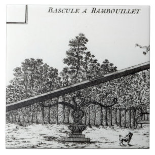 Azulejo De Cerámica Oscilación del jardín en Rambouillet, de 'DES N 