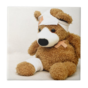 Azulejo De Cerámica oso de peluche personalizado animal