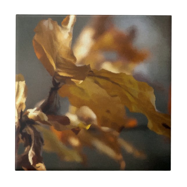 Azulejo De Cerámica Otoño (Frente)