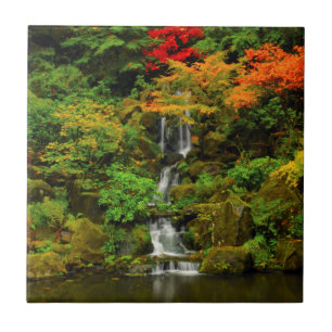 Azulejo De Cerámica Otoño, Heavenly Falls