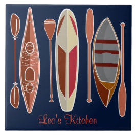 Azulejo De Cerámica Paddle Passion