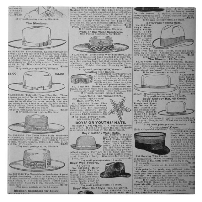 Azulejo De Cerámica Páginas de Sears, Roebuck de Chicago, catálogo de (Frente)