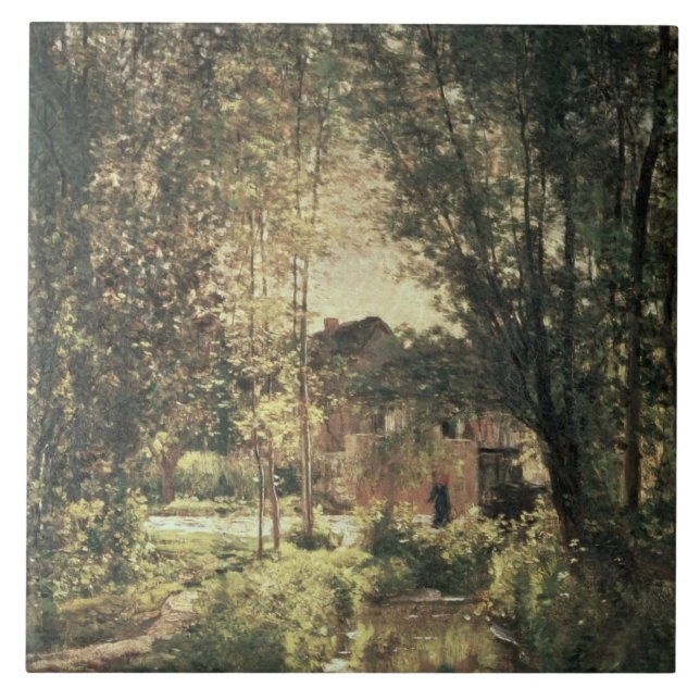 Azulejo De Cerámica Paisaje 2 (Frente)