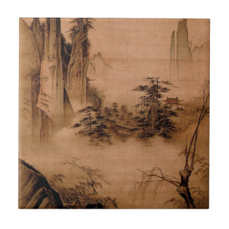 Azulejo De Cerámica Paisaje chino - mamáes Yuan