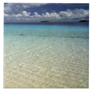 Azulejo De Cerámica Paisaje insular, isla Vava'u, Tonga