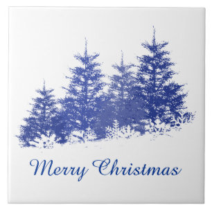 Azulejo De Cerámica Paisaje invernal