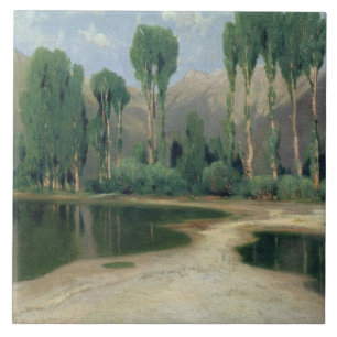 Azulejo De Cerámica Paisaje suizo