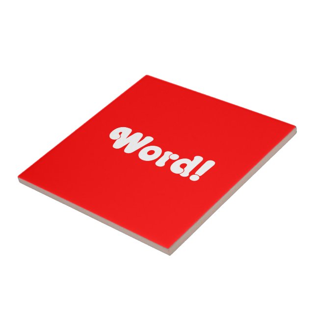 Azulejo De Cerámica ¡Palabra! (Lado)