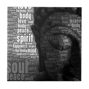 Azulejo De Cerámica Palabras budistas de sabiduría