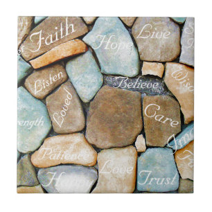 Azulejo De Cerámica Palabras de aliento, Palabras de esperanza_