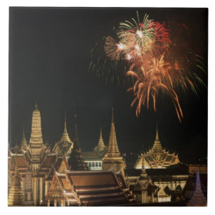 Azulejo De Cerámica Palacio Esmeralda durante la conmemoración del Rey