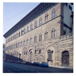 Azulejo De Cerámica Palazzo Medici-Riccardi, comenzado 1444 (foto)