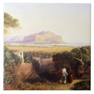 Azulejo De Cerámica Palermo, Sicilia, 1847 (aceite en lona)