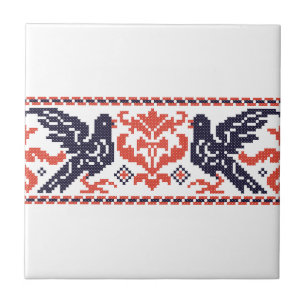 Azulejo De Cerámica Palomas de pareja