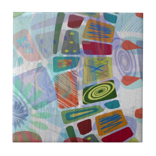 Azulejo De Cerámica Paneles de mitad de período III (Frente)