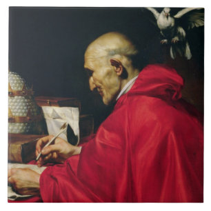 Azulejo De Cerámica Papa Gregory el grande