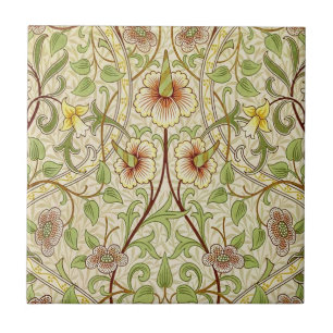 Azulejo De Cerámica Papel pintado de flores clásico Narciso de William