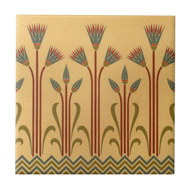 Azulejo De Cerámica Papiro (Frente)