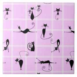 azulejo de cerámica para gatos