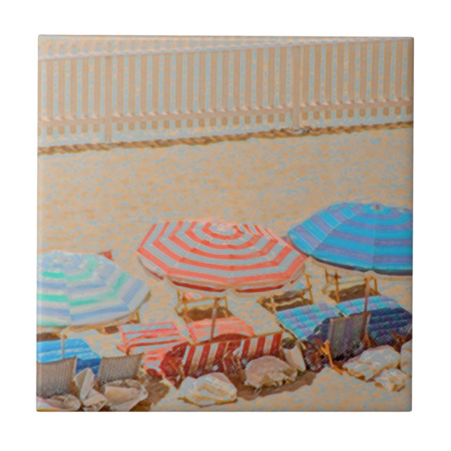 Azulejo De Cerámica Paraguas 2 (Frente)