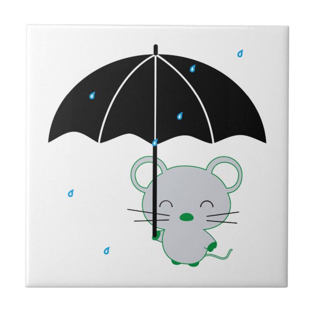 Azulejo De Cerámica Paraguas Chootan (Frente)