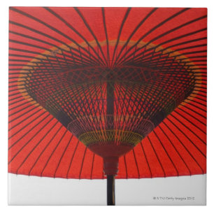 Azulejo De Cerámica Paraguas rojo 2