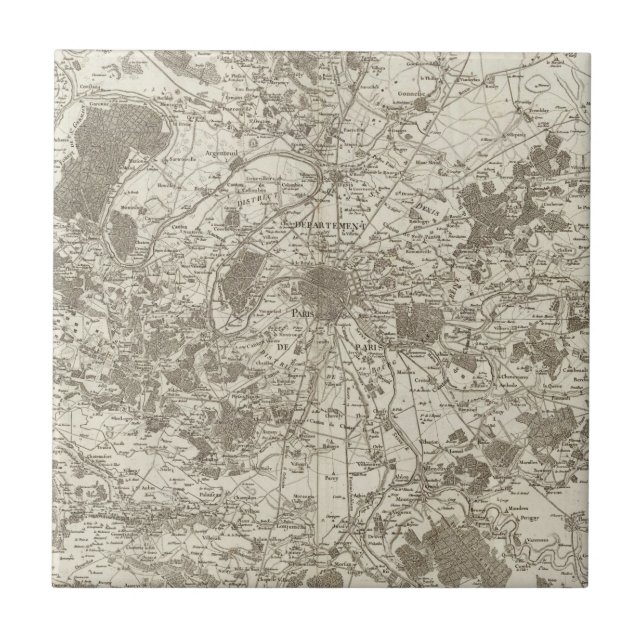 Azulejo De Cerámica París 5 (Frente)