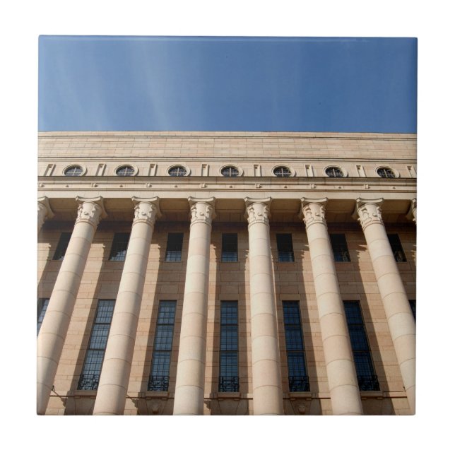 Azulejo De Cerámica Parlamento finlandés (Frente)