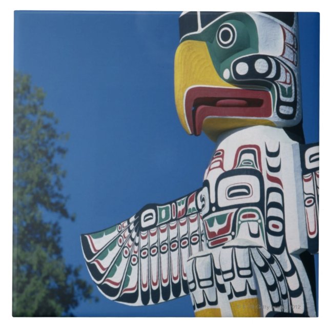 Azulejo De Cerámica Parque de Stanley, Vancouver, Columbia Británica, (Frente)