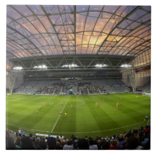 Azulejo De Cerámica Partido de fútbol, Forsyth Barr Stadium, Dunedin