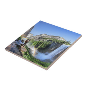 Azulejo De Cerámica Paseador de caída vernal y arcoiris - Yosemite