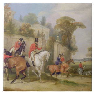 Azulejo De Cerámica Pasillo del soltero, la reunión, 1835 (aceite en