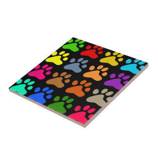 Azulejo De Cerámica Patas coloridas