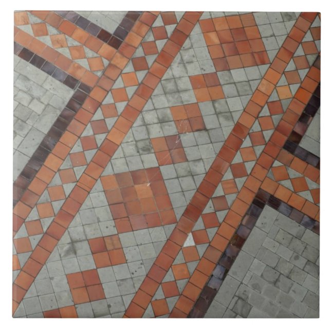 Azulejo De Cerámica Patio frontal en la Basílica Nacional, Ecuador (Frente)