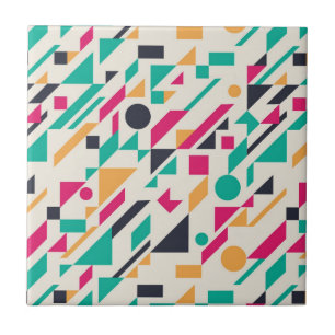 Azulejo De Cerámica Patrón abstracto 3