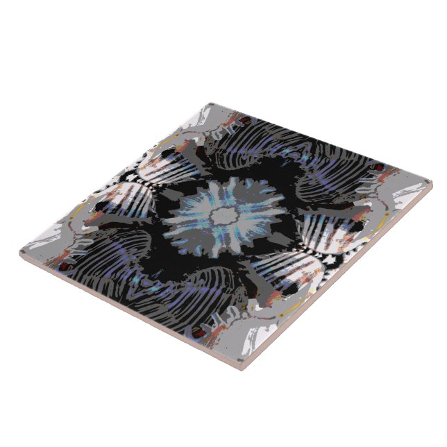 Azulejo De Cerámica Patrón abstracto de la cubierta marina (Lado)