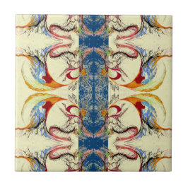 Azulejo De Cerámica Patrón abstracto dibujado a mano