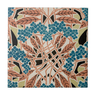 Azulejo De Cerámica Patrón Art Nouveau #12