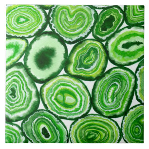Azulejo De Cerámica Patrón de águila verde