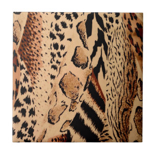 Azulejo De Cerámica Patrón de Cheetah