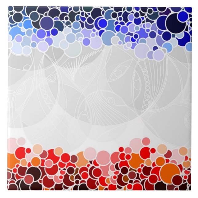 AZULEJO DE CERÁMICA PATRÓN DE CÍRCULOS (Frente)