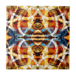 Azulejo De Cerámica Patrón de graffiti abstracto