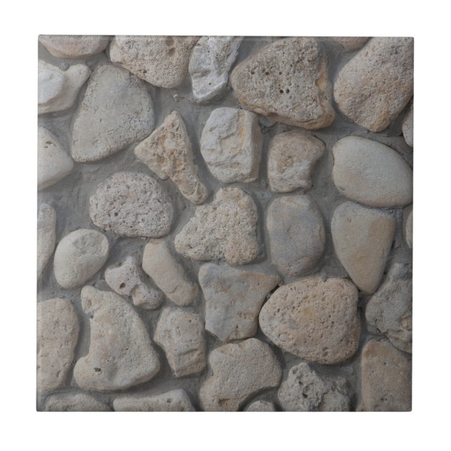 Azulejo De Cerámica Patrón de piedra (Frente)