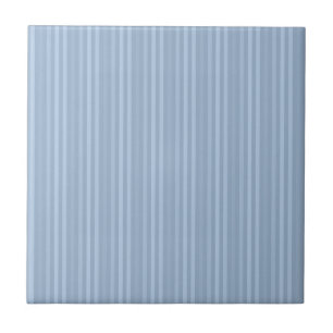 Azulejo De Cerámica Patrón de rayas azules bebé Rayas verticales