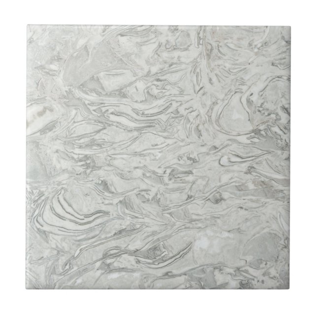 Azulejo De Cerámica Patrón de superficie de mármol gris (Frente)